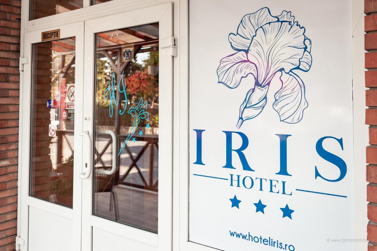 Hotel Iris Tîrnăveni Esterno foto